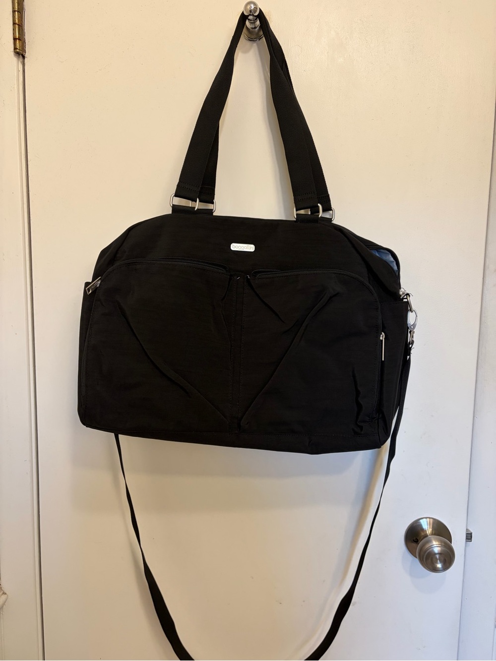 Baggallini Black Travel Duffel Bag new without tags. Never used